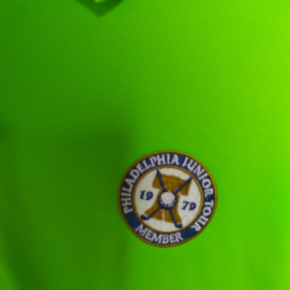 Adidas Golf Neon Green UPF 50 Performance Polo Shirt Size Medium New - Picture 7 of 9